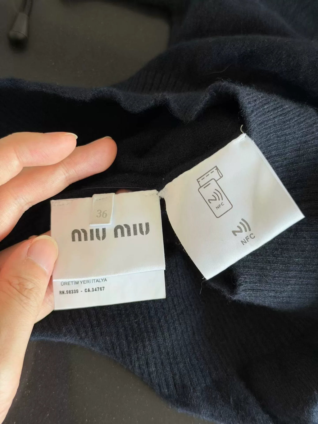 Miu Miu Cashmere Knit Top