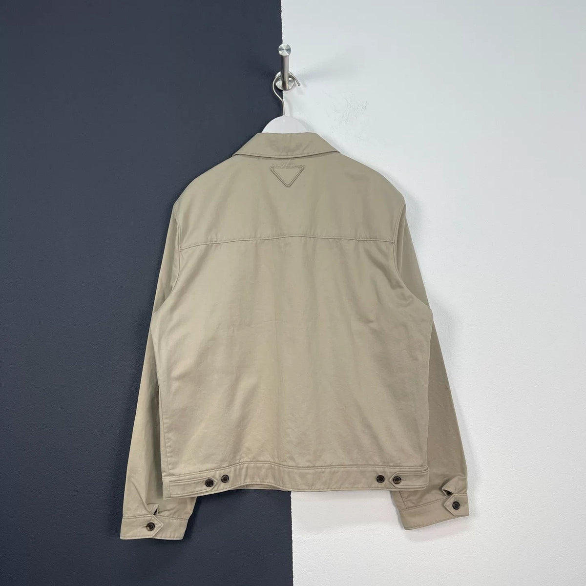 Prada Triangle Logo Zip Jacket