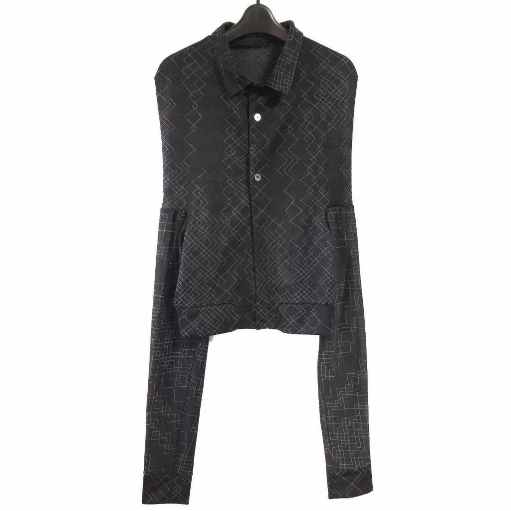Yohji Yamamoto SS05 Long-Sleeve Mesh Shirt