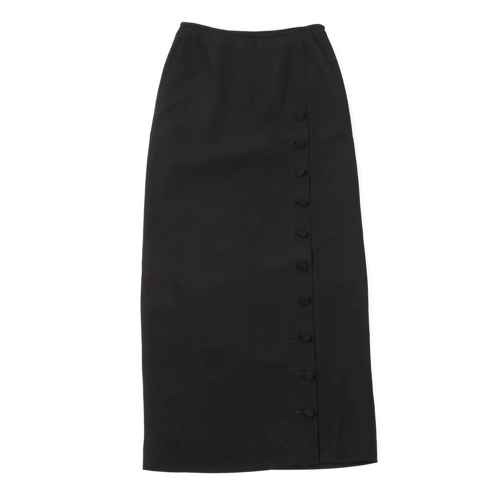 Jean Paul Gaultier Vintage Black Buttoned Skirt