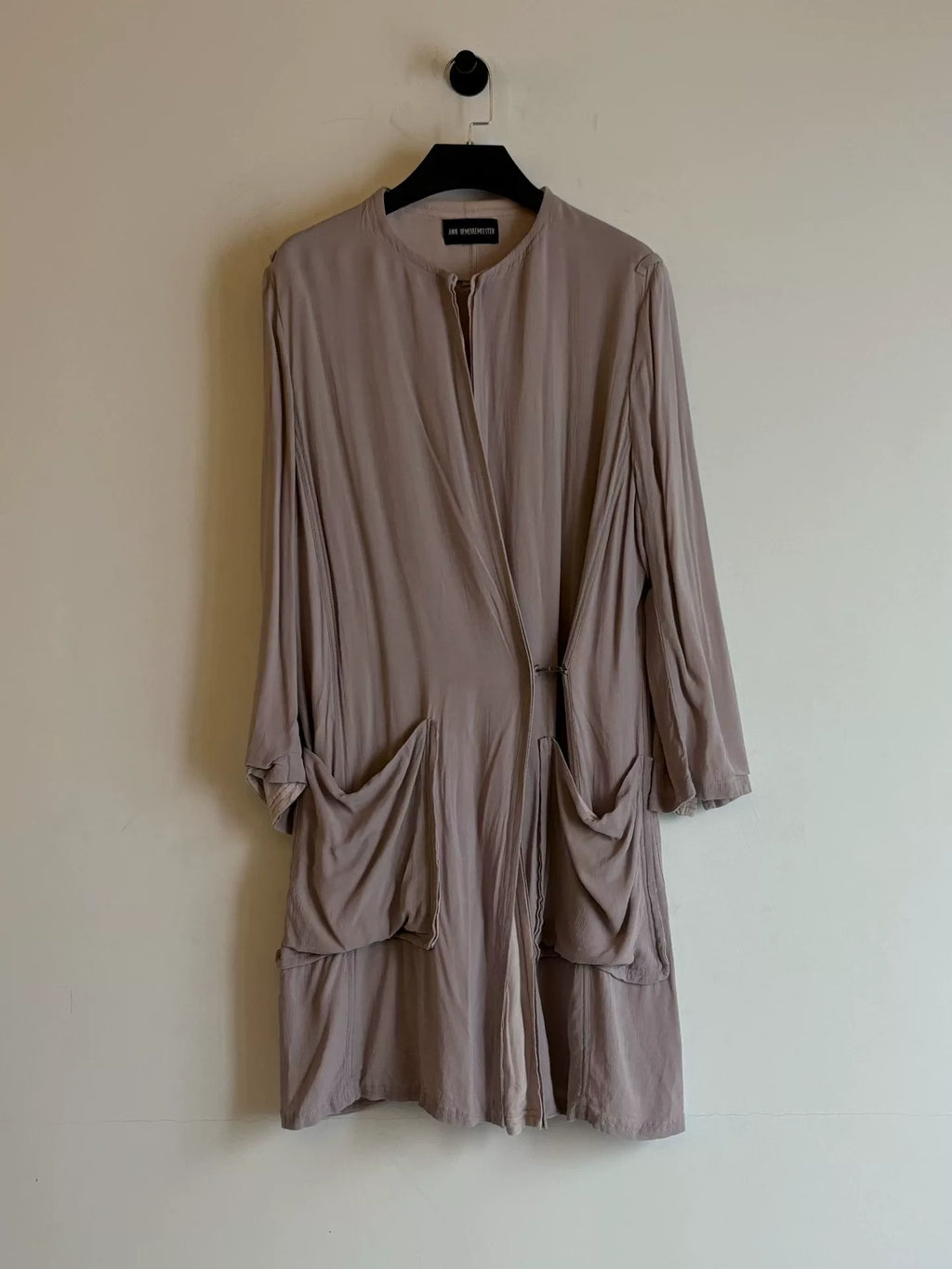 Ann Demeulemeester｜Morandi Purple Trench Coat