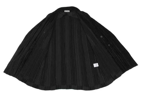 Issey Miyake Vintage Black Stripe Pleated Top