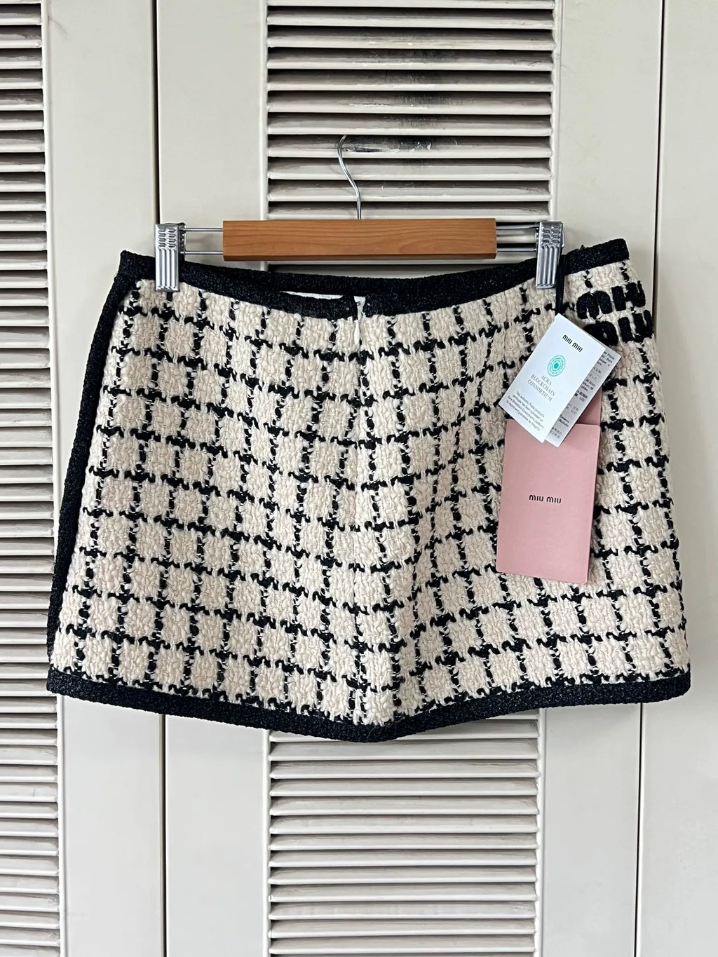 Miu Miu Plaid Skirt