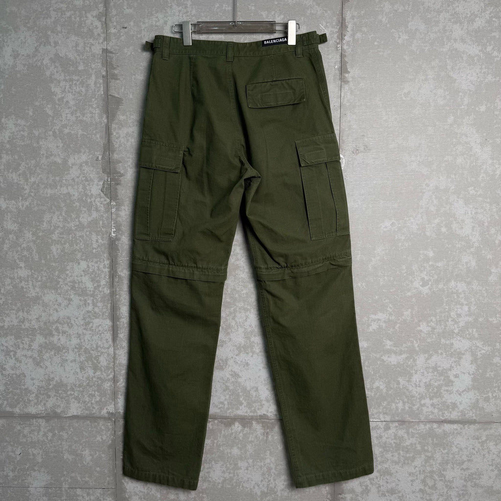 Balenciaga Unifit Olive Cargo Pants
