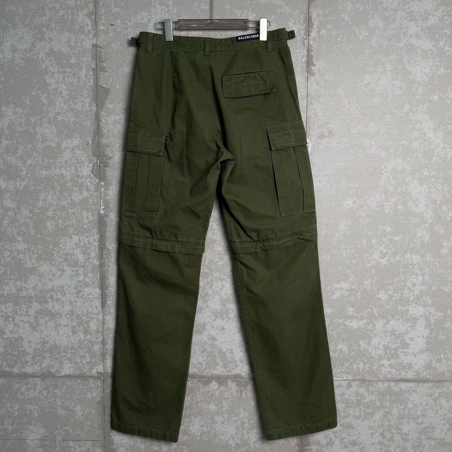 Balenciaga Unifit Olive Cargo Pants