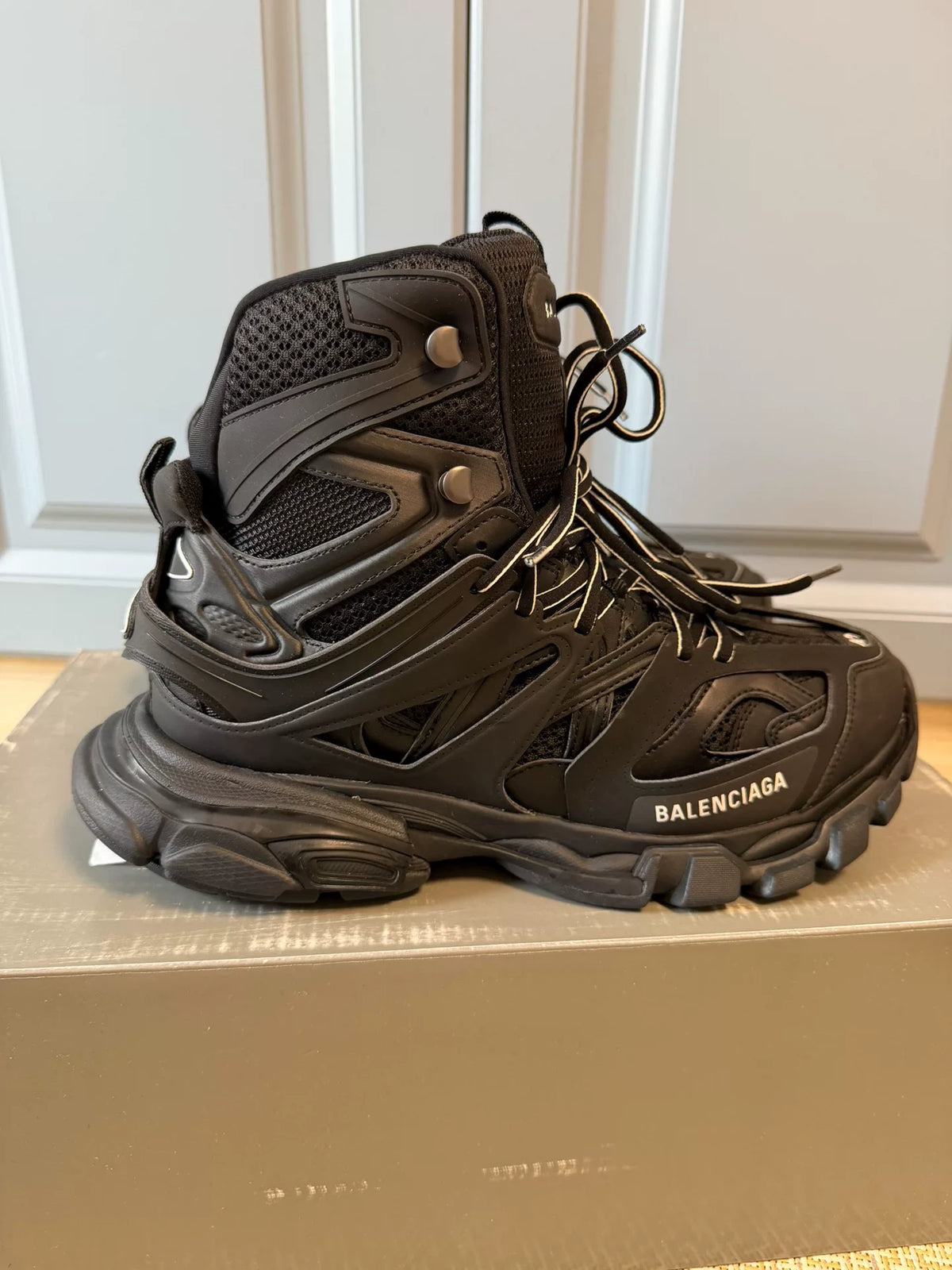 Balenciaga Track Black High-Top Sneakers