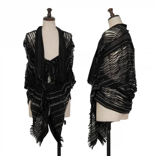 Issey Miyake Vintage Black Pleated Top