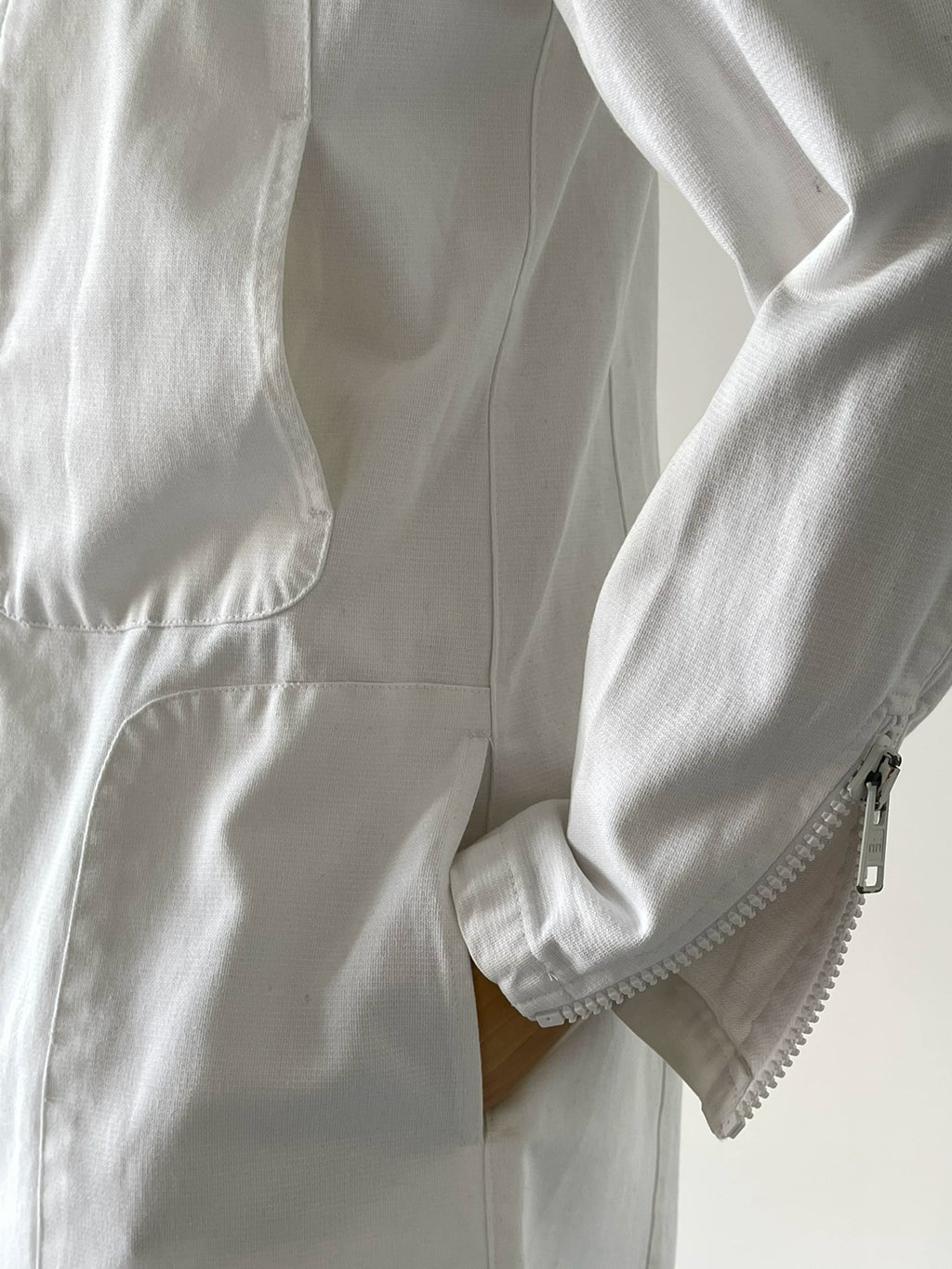 Maison Martin Margiela 1990s White Denim Jacket
