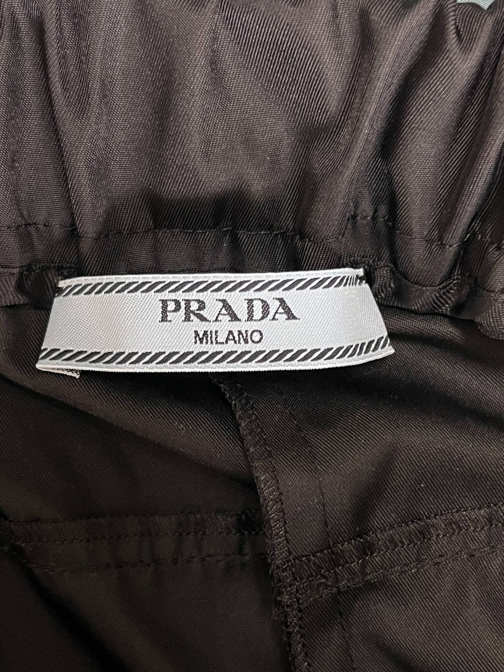 Prada Black Triangle Logo Nylon Overalls