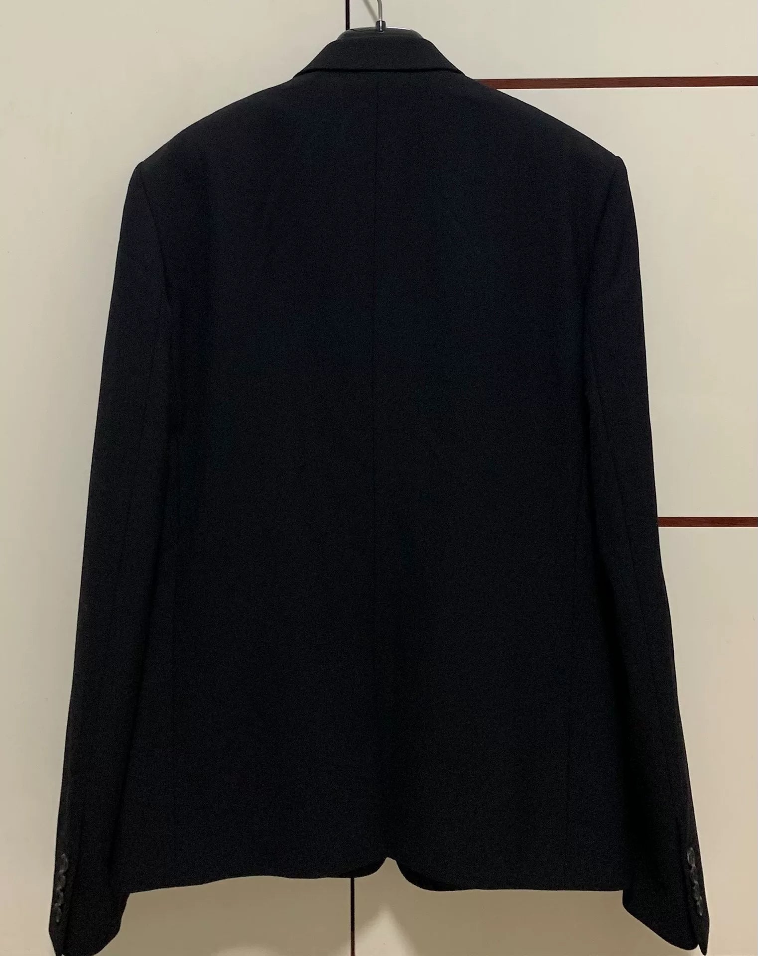Dior Homme 13FW Runway Black Zip Wool Suit