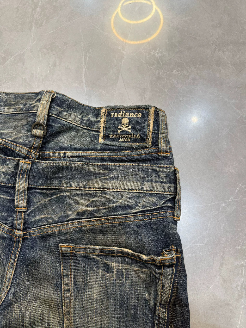 mastermind Japan SS06 Skull Patch Denim Jeans