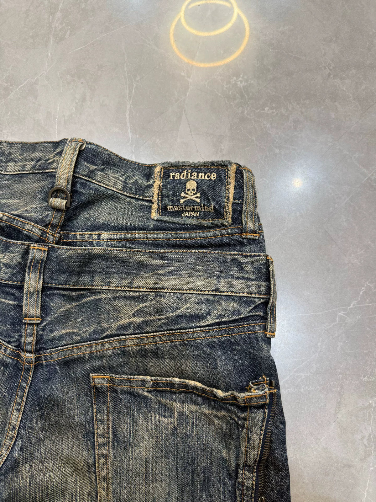 mastermind Japan SS06 Skull Patch Denim Jeans