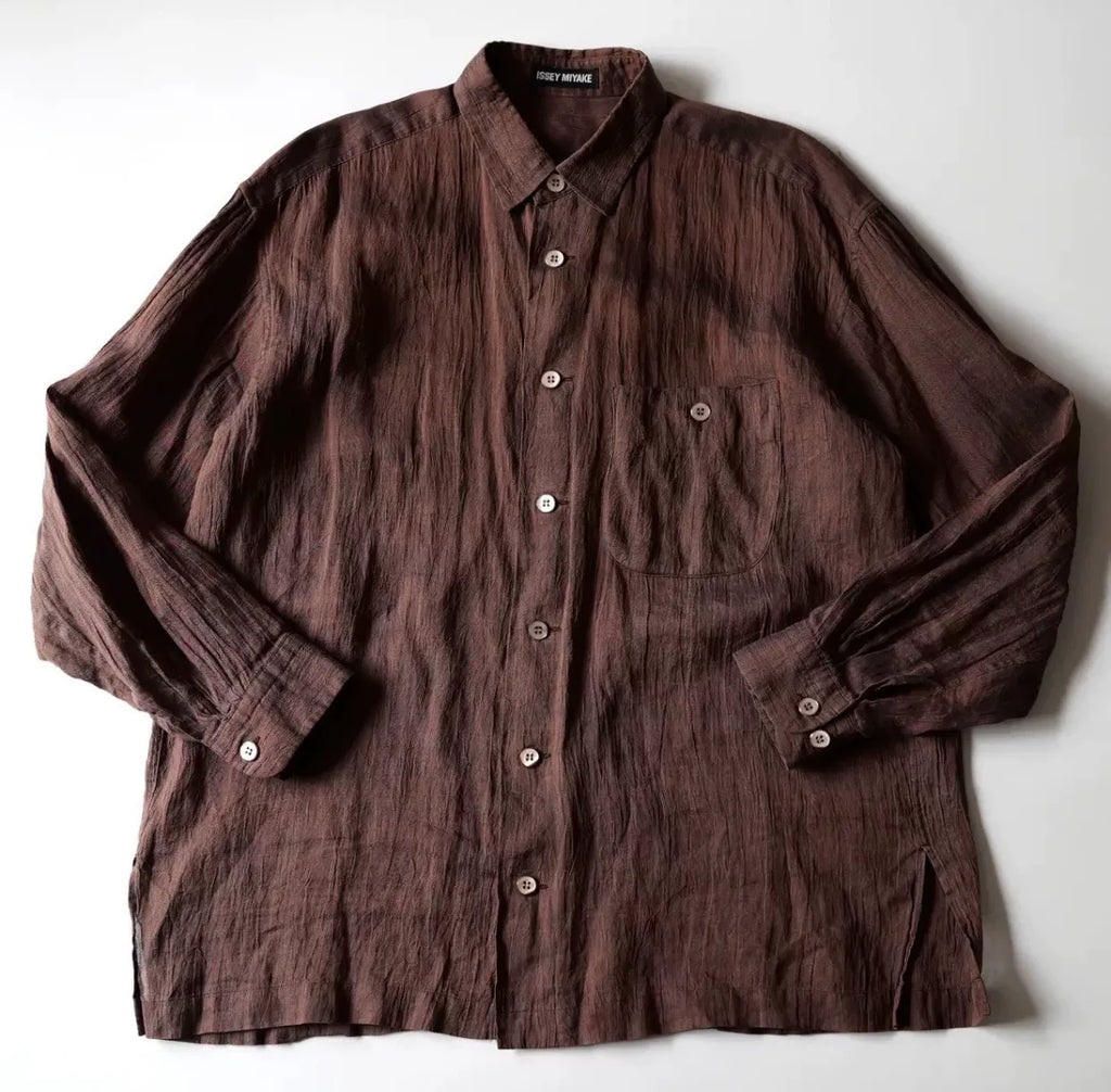 Issey Miyake SS94 Linen Long Sleeve Shirt