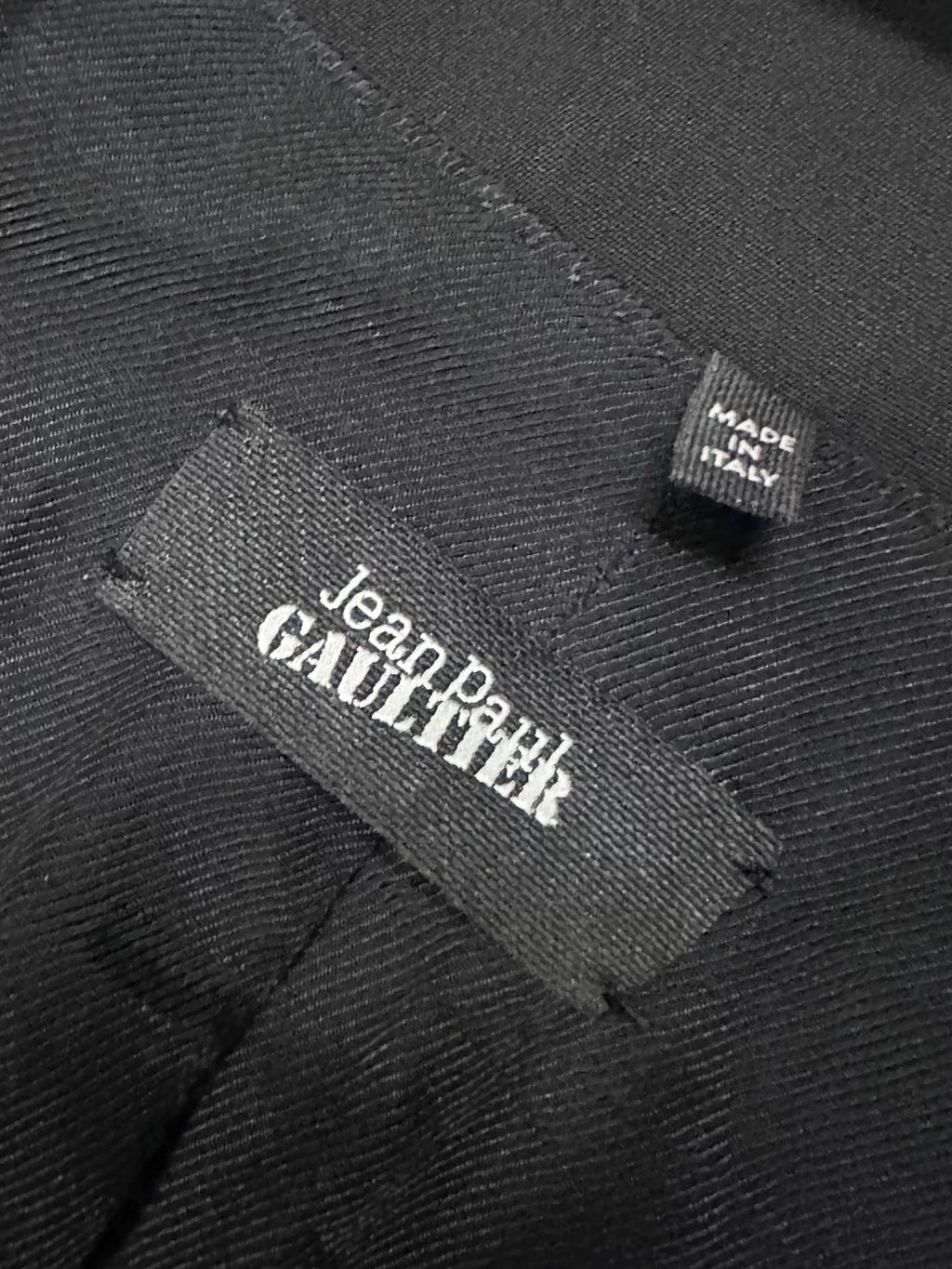 Jean Paul Gaultier Minimalist Collarless Blazer