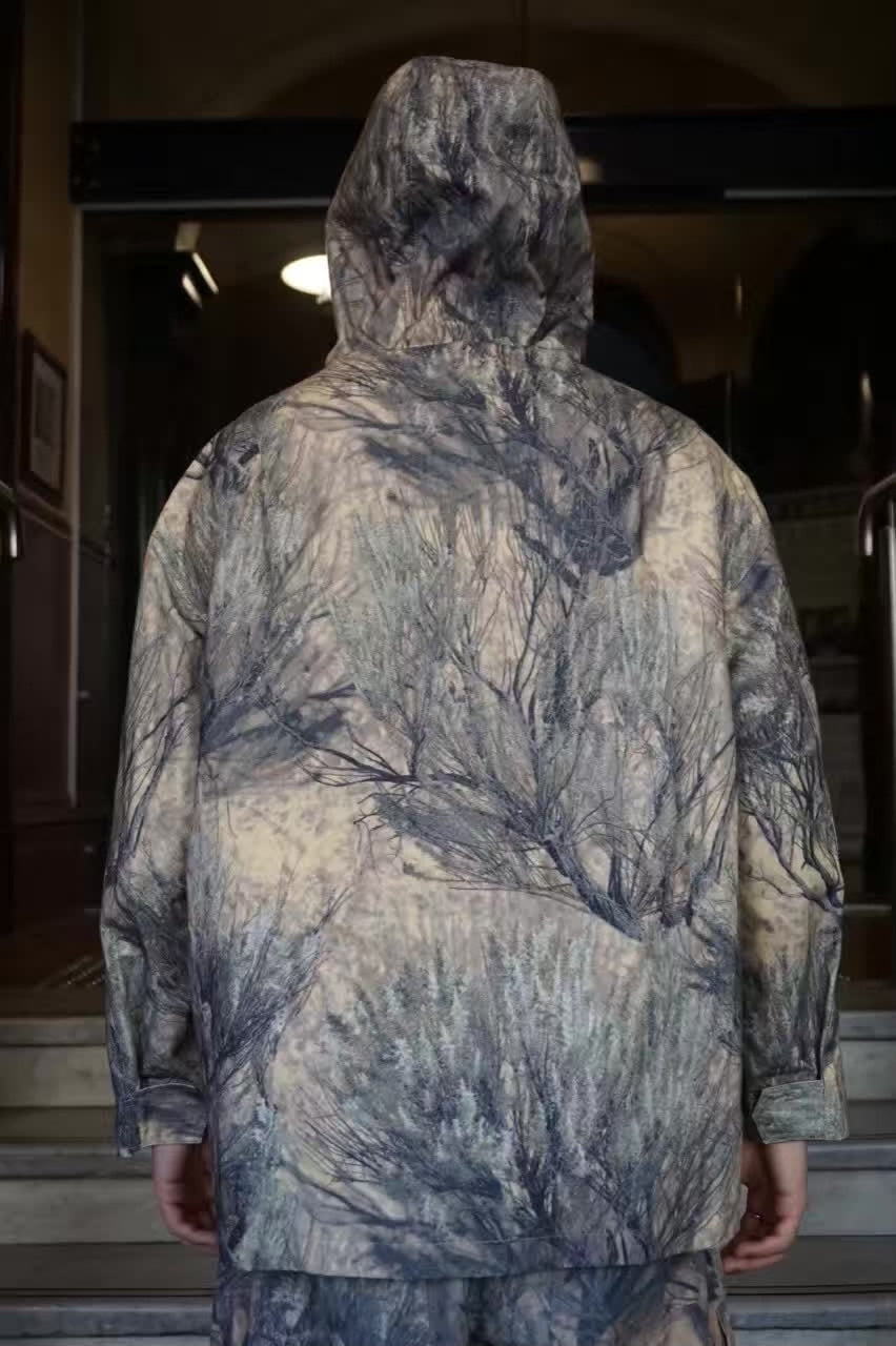Yeezy Season 4 Camouflage Pullover Anorak Cotton Jacket