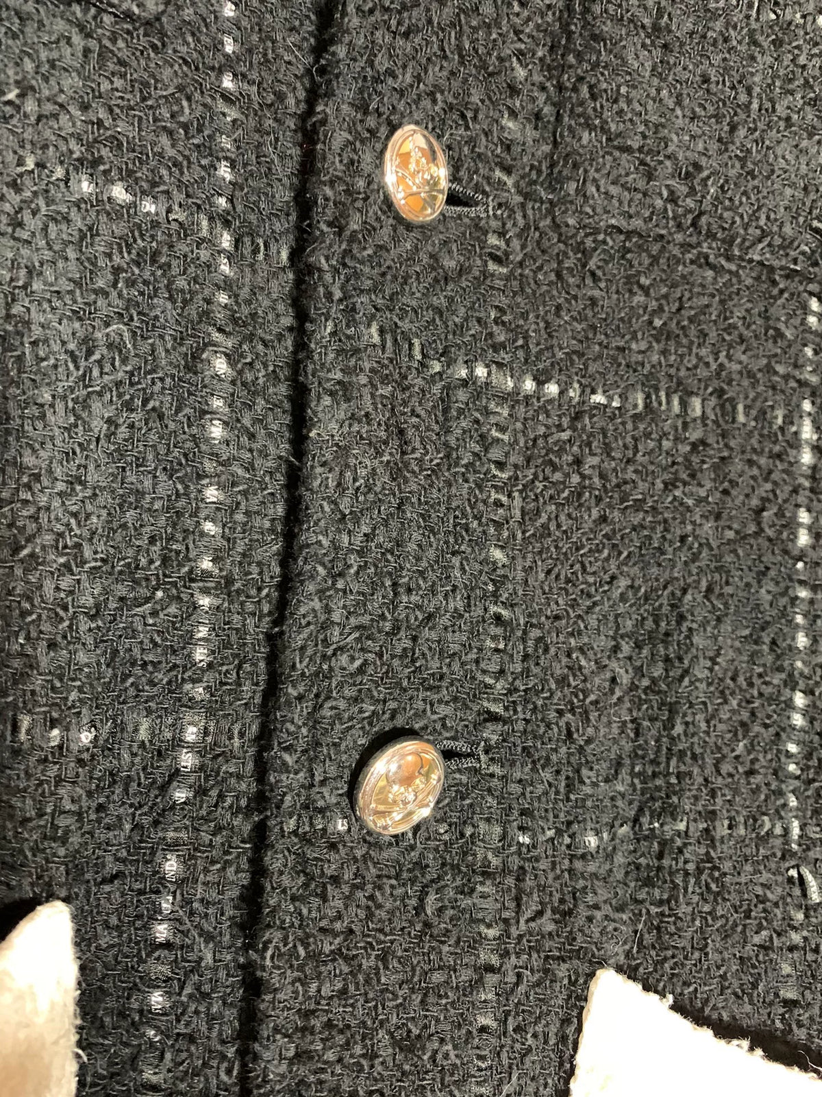 mastermind Japan Gold Thread Embroidery Cotton Linen Silk Blend Jacket