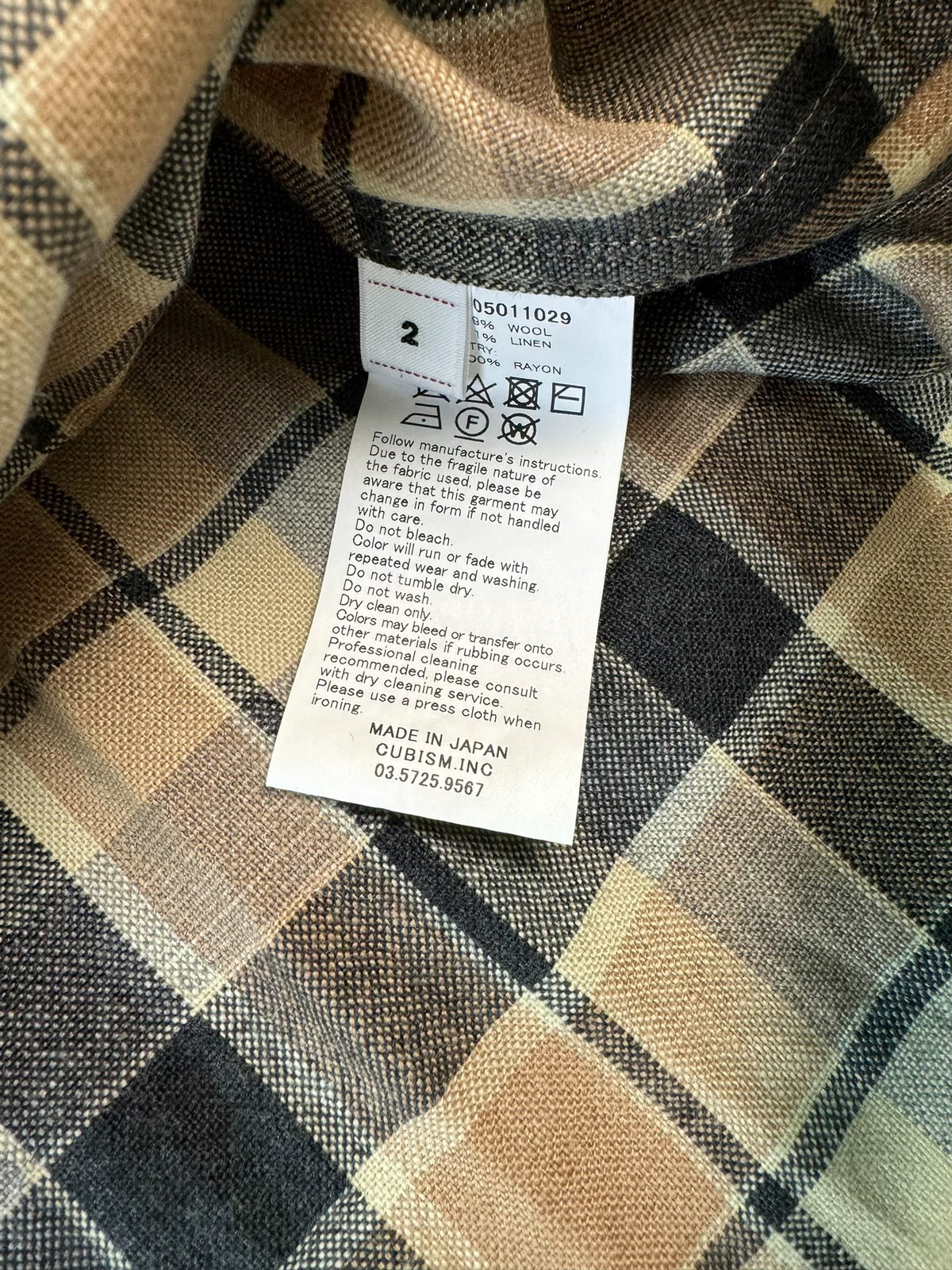 VISVIM 25ss LUMBER CHECK L/S(W/L) Shirt