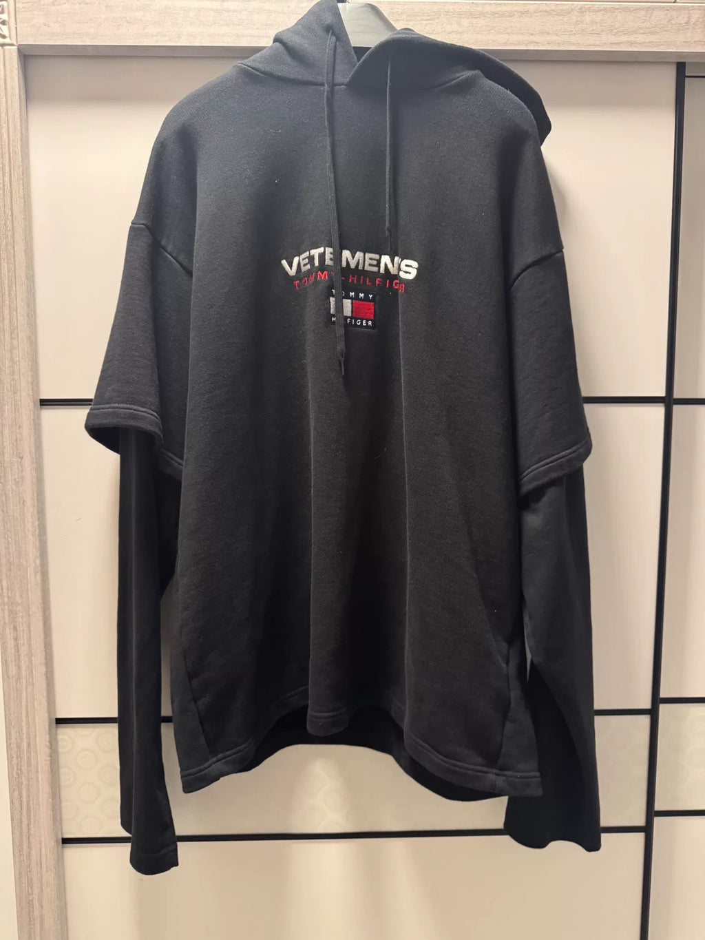 Vetements Tommy Hilfiger two-piece hooded sweatshirt