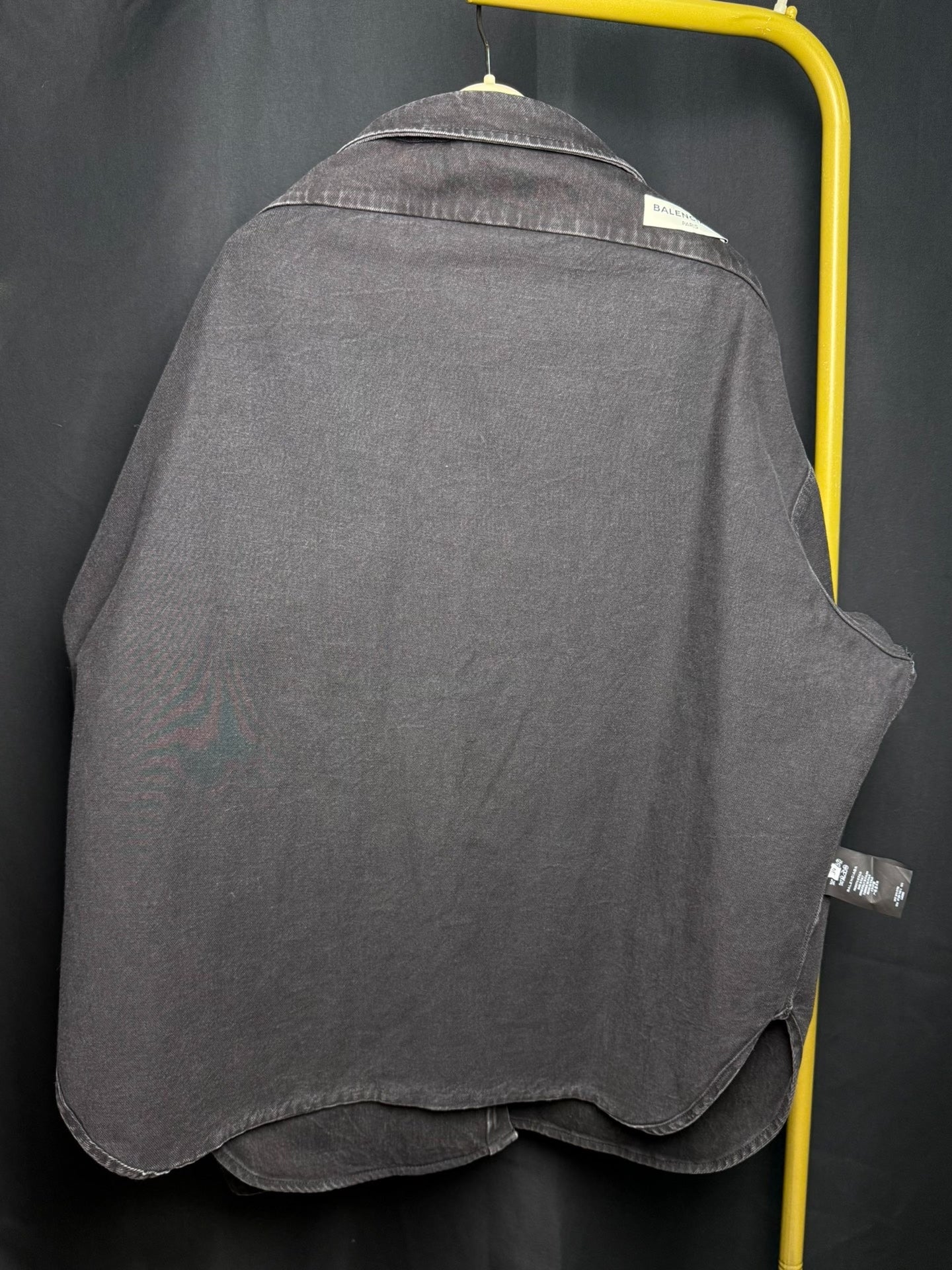 Balenciaga Black Denim Shirt