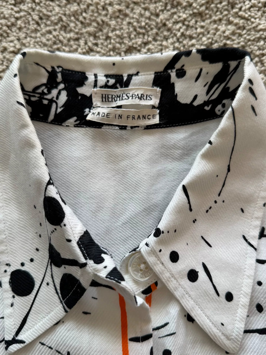 Maison Margiela S/S2004 Paint-Splatter Shirt