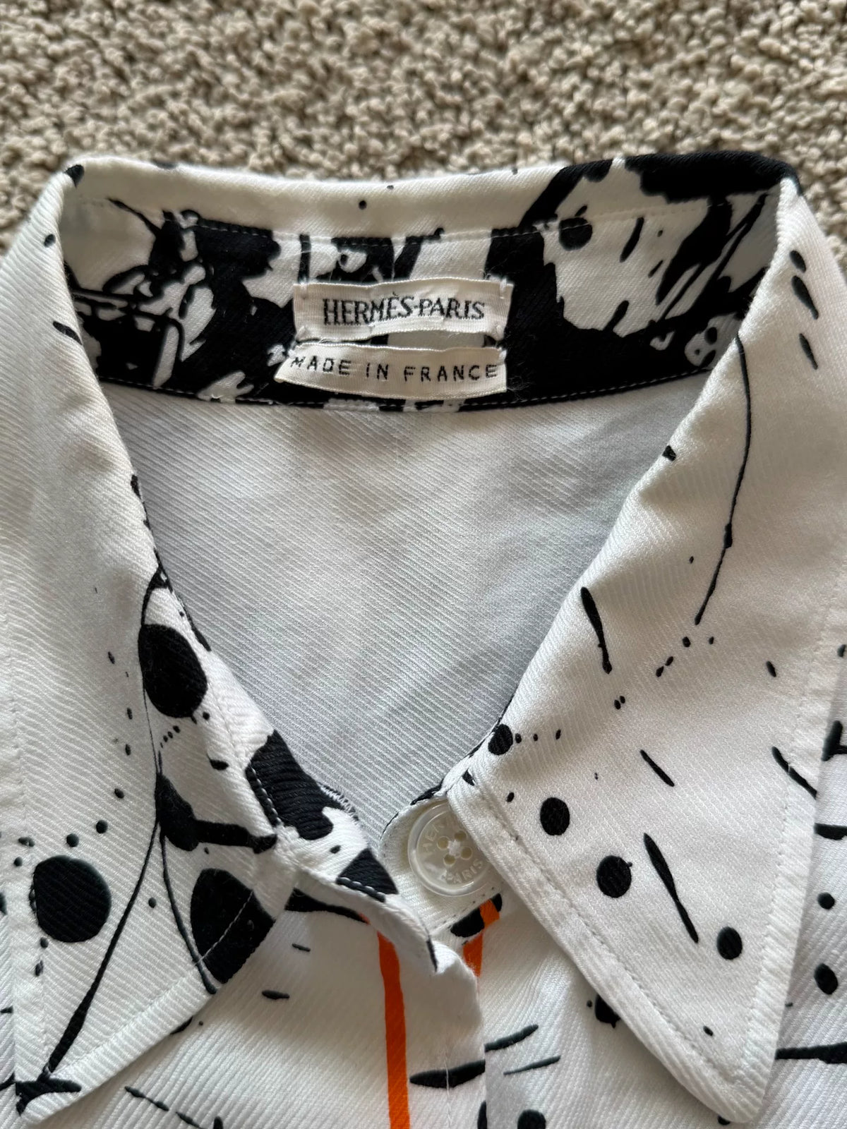 Maison Margiela S/S2004 Paint-Splatter Shirt