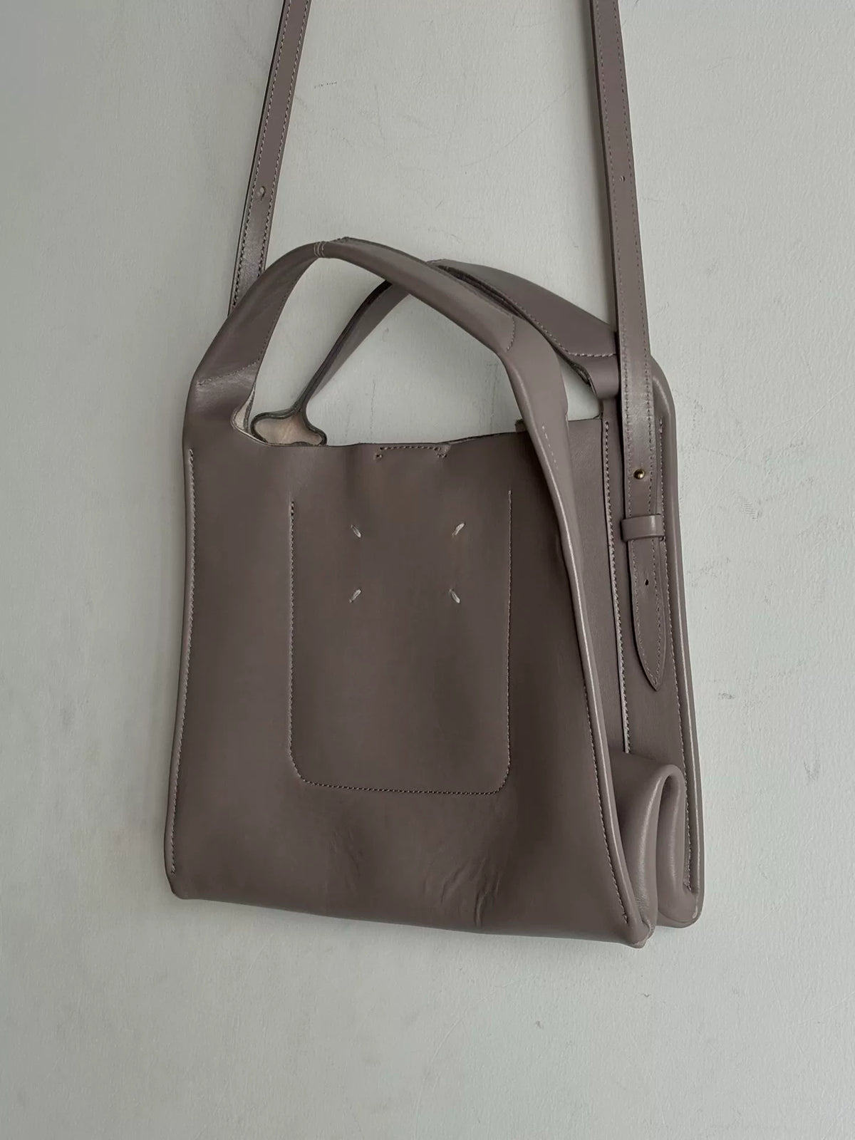 Maison Margiela｜AW2017 One-Piece Elephant Grey Crossbody Bag