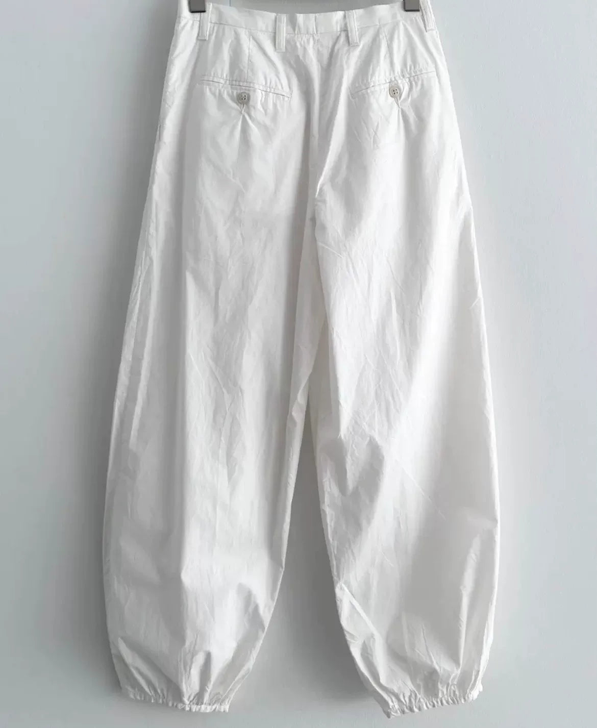 Dries Van Noten White Vintage Balloon Pants