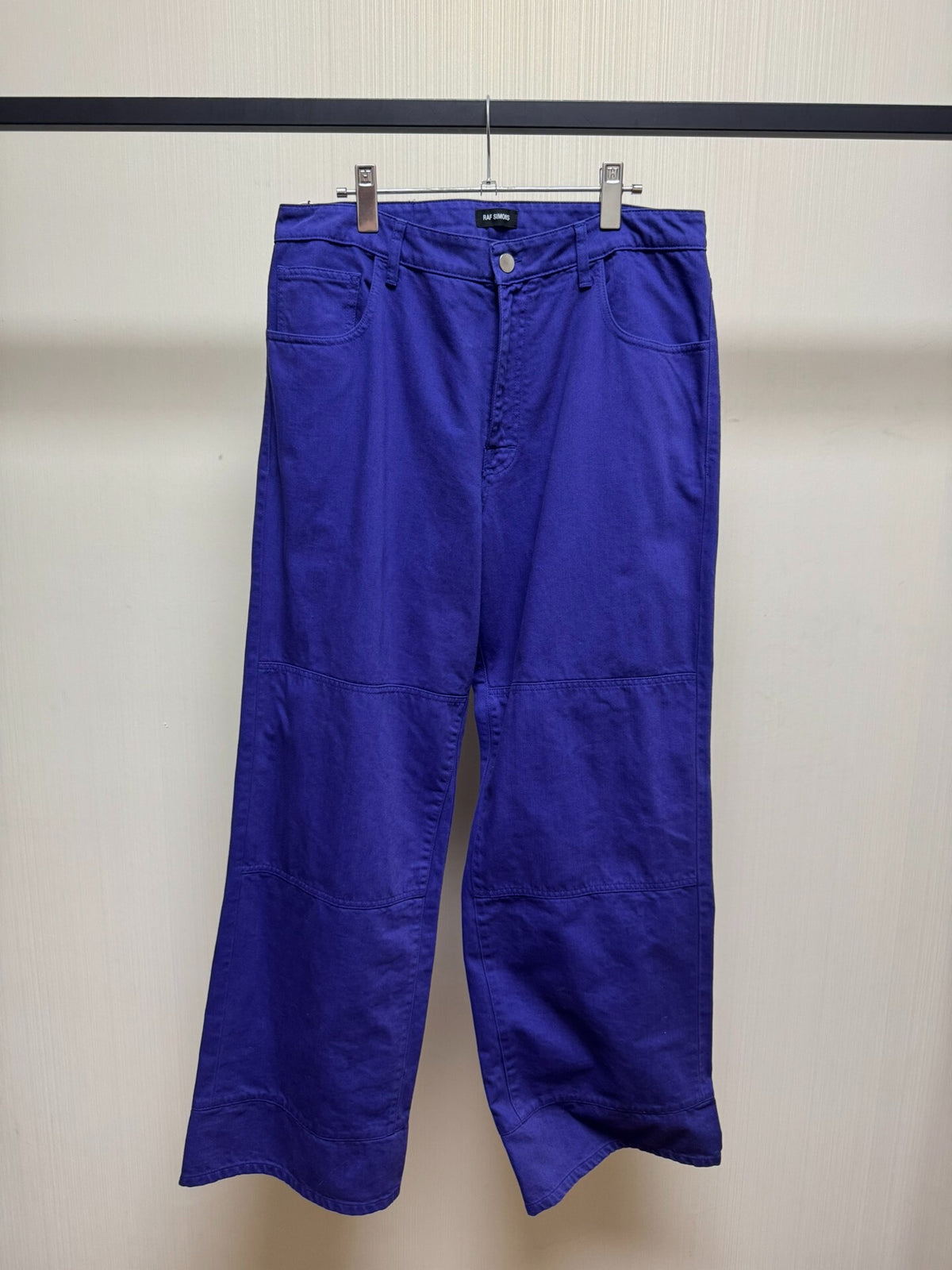 Raf Simons 21FW Purple Wide-Leg Cargo Pants