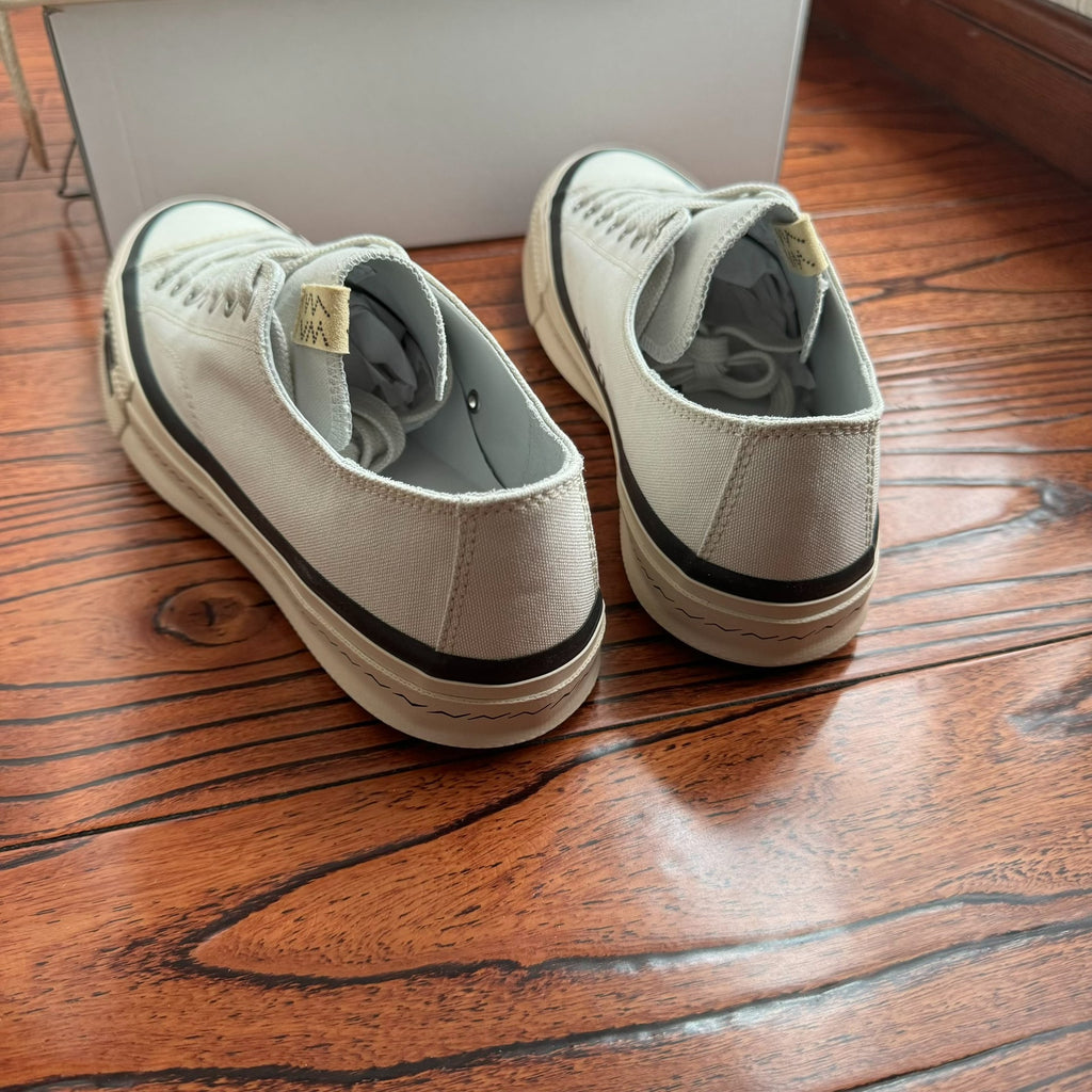 Visvim 25ss SKAGWAY LO CANVAS black thin-sole canvas shoes