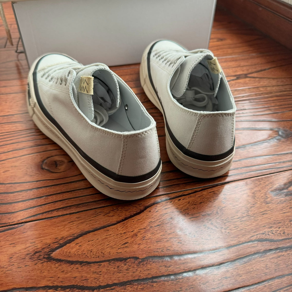 Visvim 25ss SKAGWAY LO CANVAS black thin-sole canvas shoes