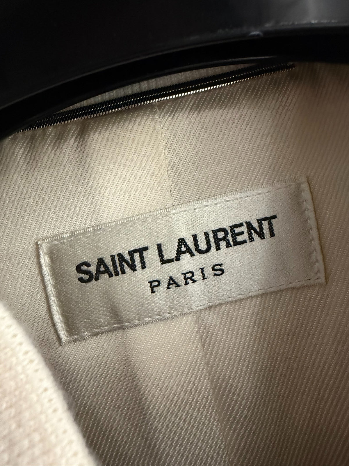 Saint Laurent FW18 Teddy Fur Baseball Jacket