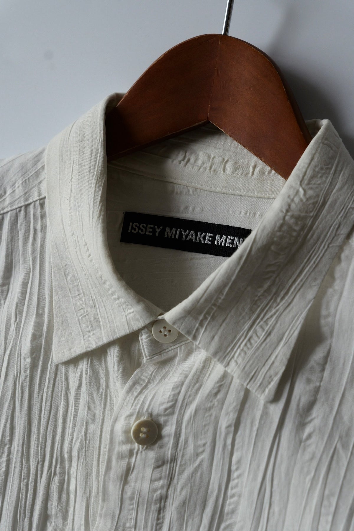 Issey Miyake SS12 Cotton Linen Short Sleeve Pleated Shirt