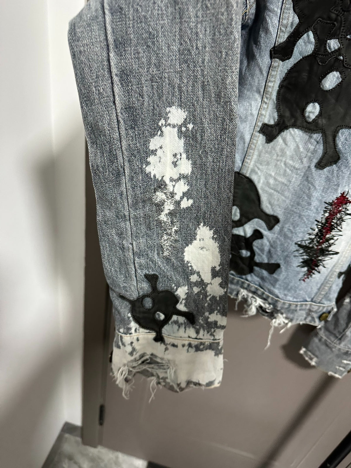 LGB l.g.b Patch Skull Denim Jacket