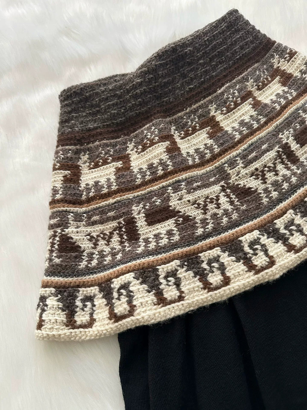 Comme Des Garcons Top Wool Cape Coat