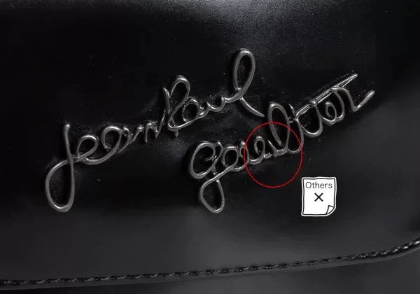 Jean Paul Gaultier Vintage Black Ring Shoulder Bag