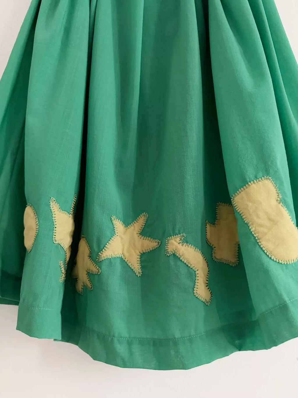 Comme Des Garcons Midi Green Wool Skirt