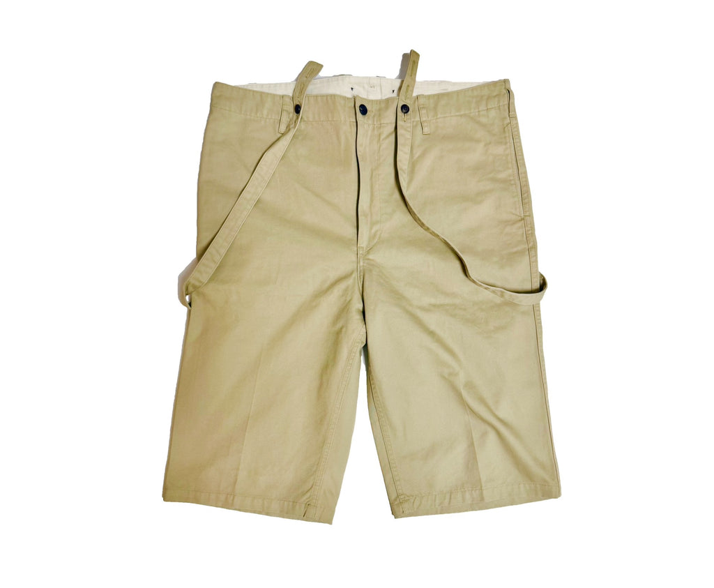 Visvim 21SS Jumbo Pastoral Braces Cotton Shorts