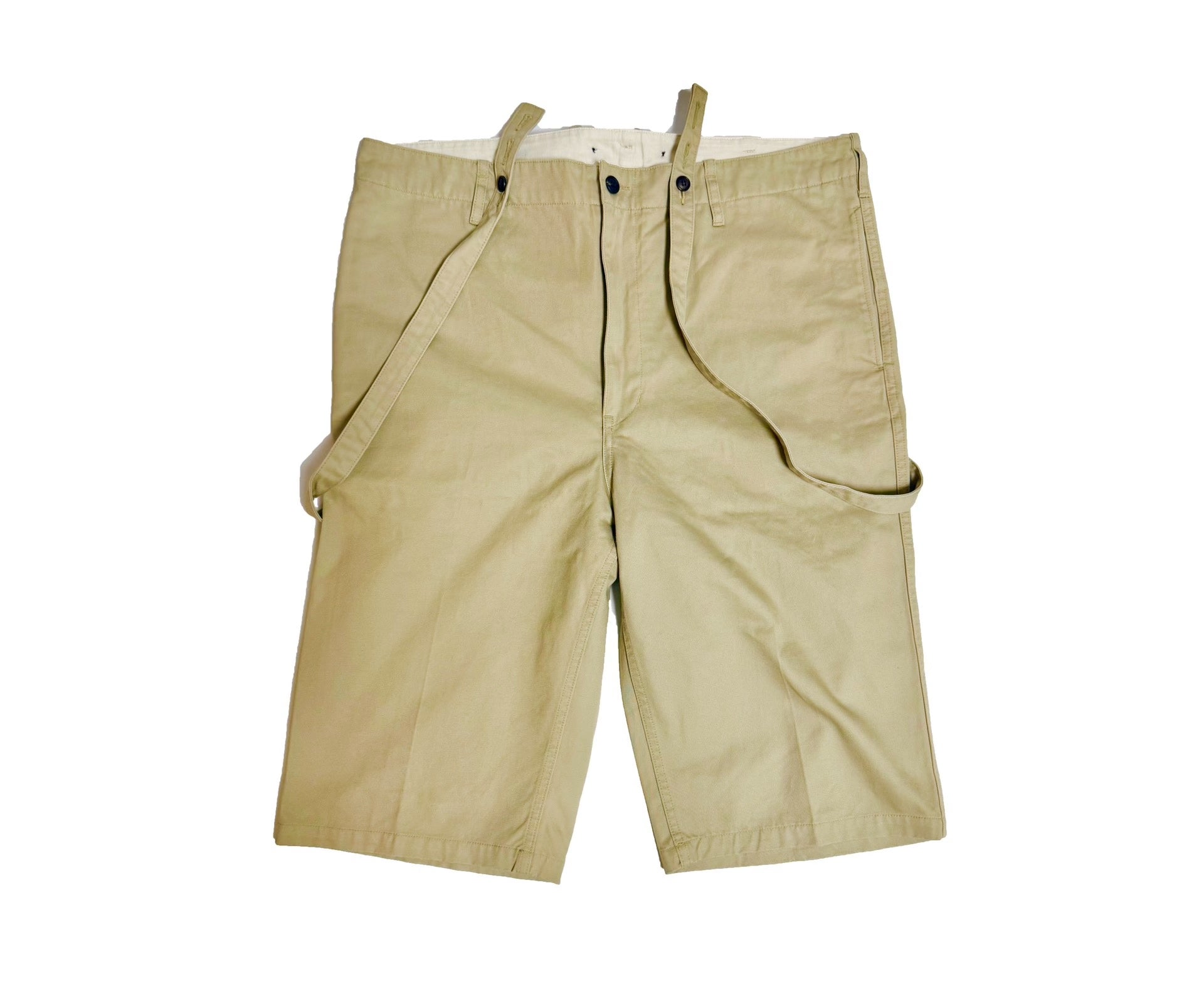 Visvim 21SS Jumbo Pastoral Braces Cotton Shorts