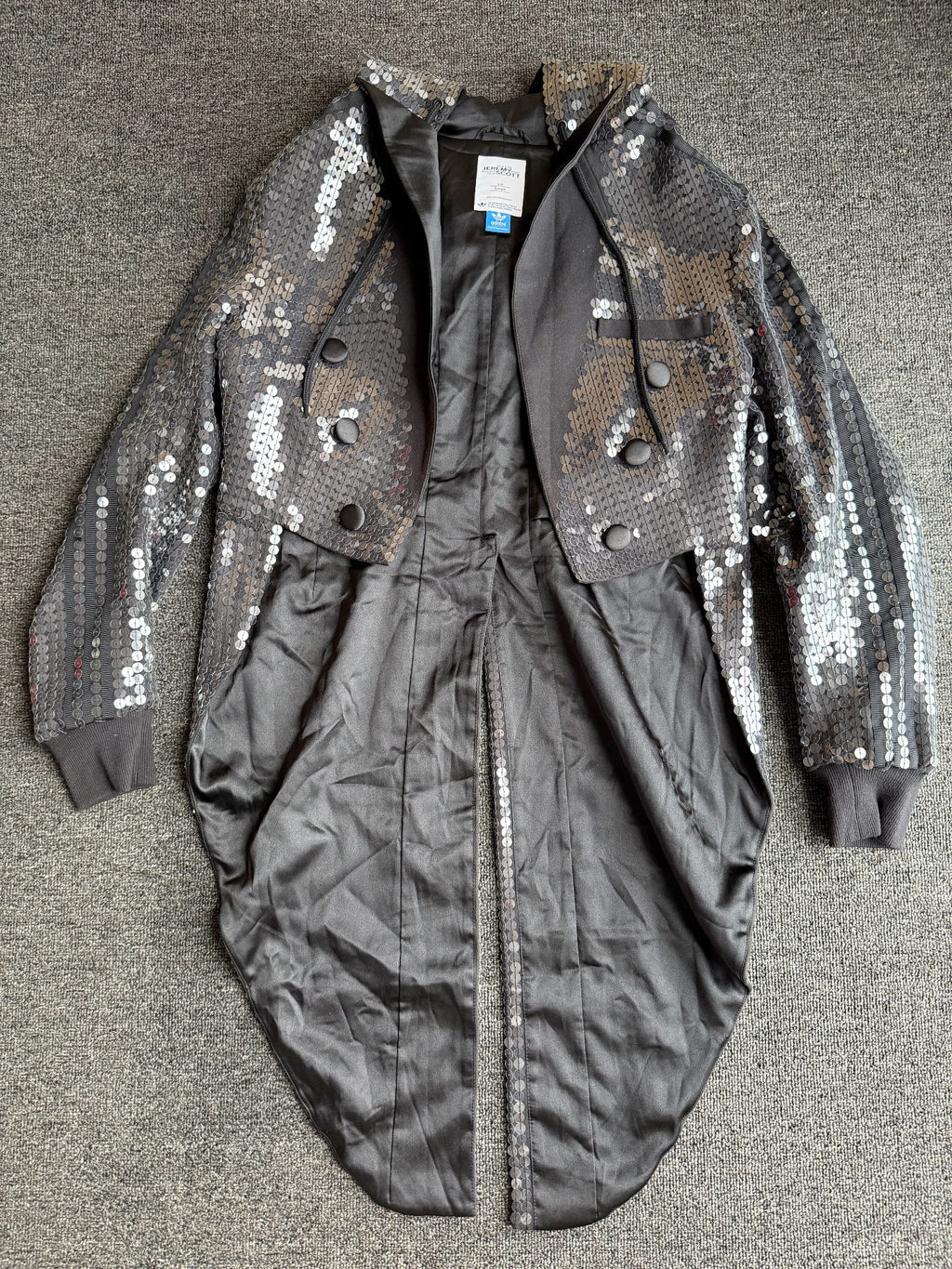jeremy scott adidas Sequined tailcoat