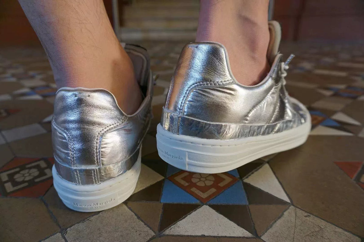 Maison Margiela Silver Evolution Sneakers