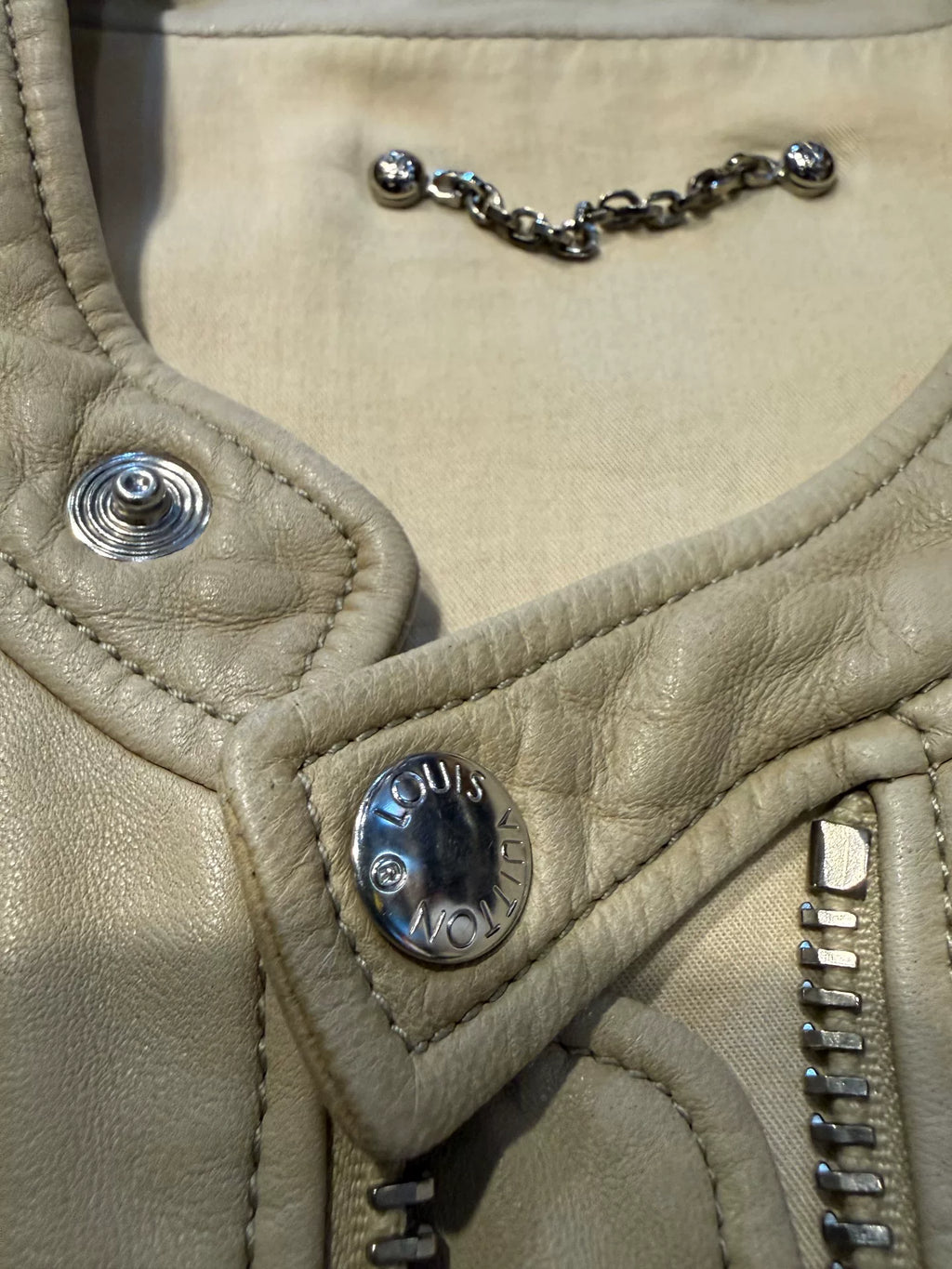 Louis Vuitton Motorcycle Leather Jacket