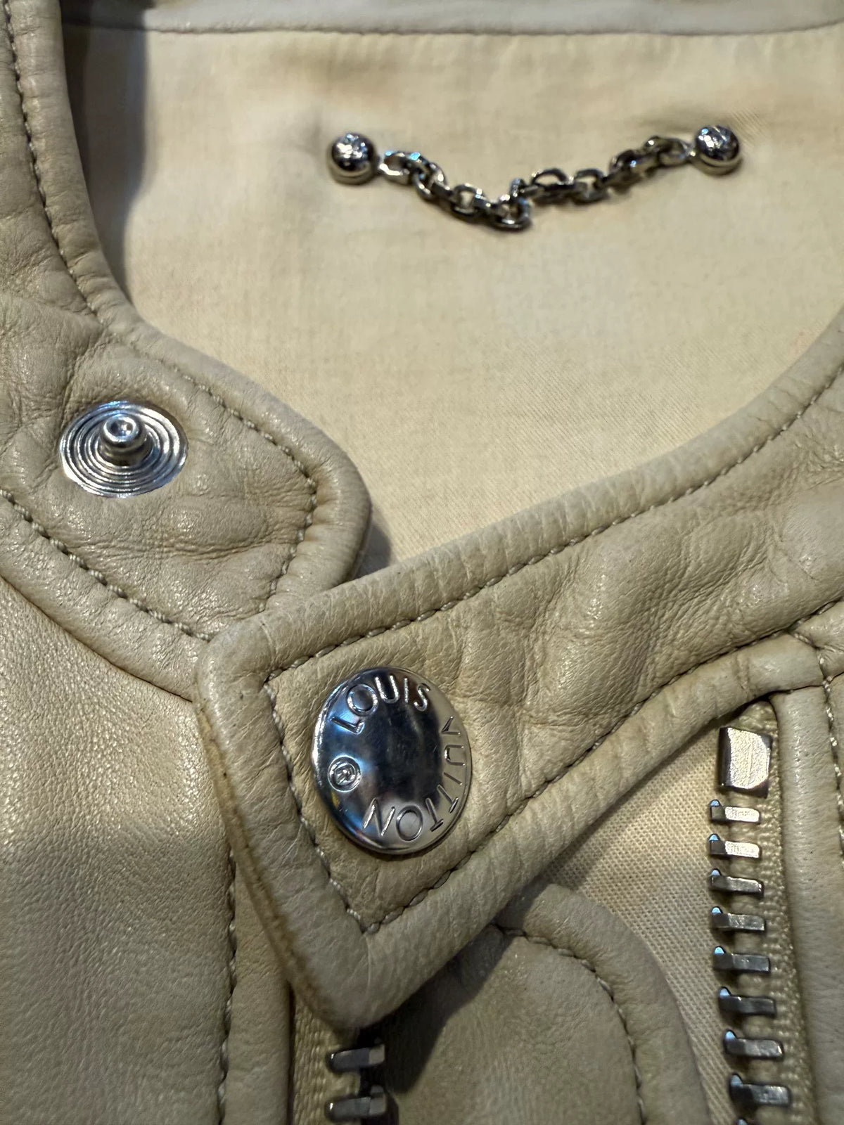 Louis Vuitton Motorcycle Leather Jacket