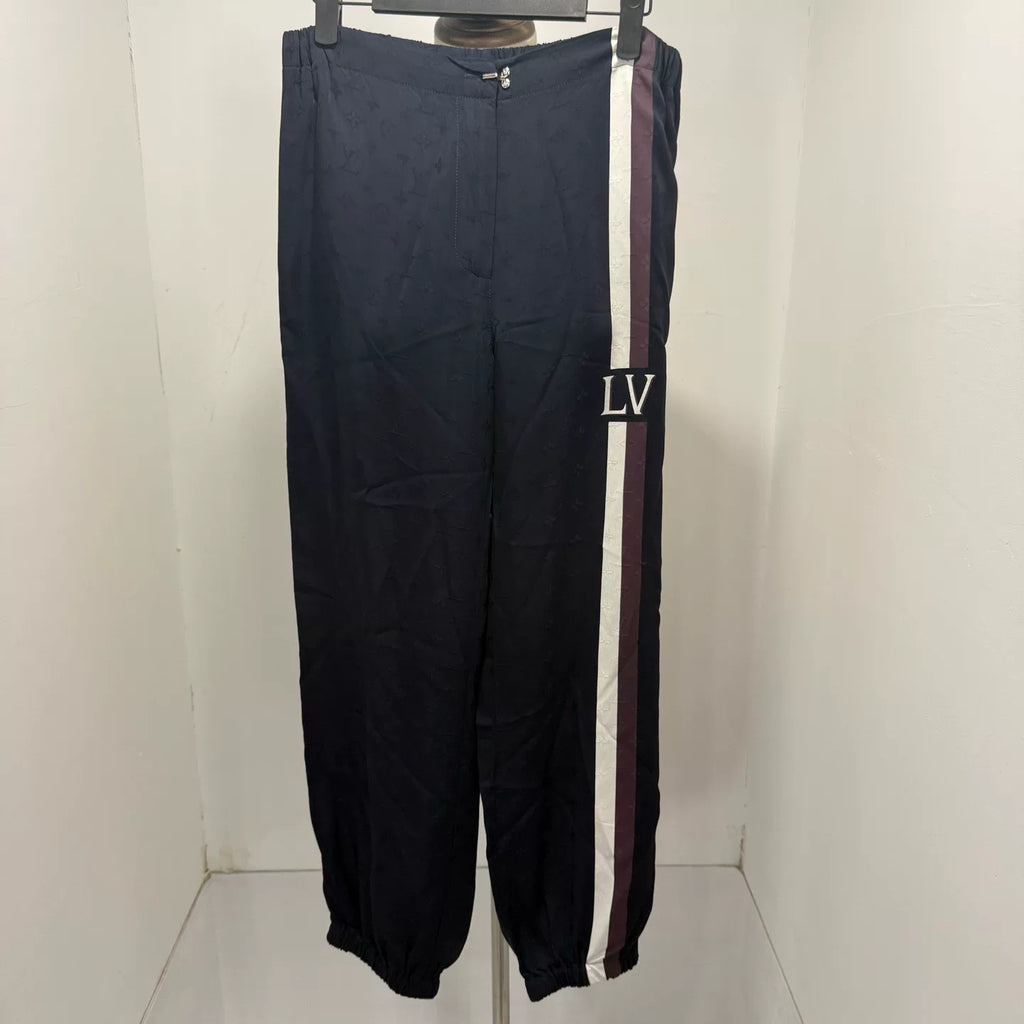 Louis Vuitton Tone-On-Tone All-Over Print Drawstring Track Pants