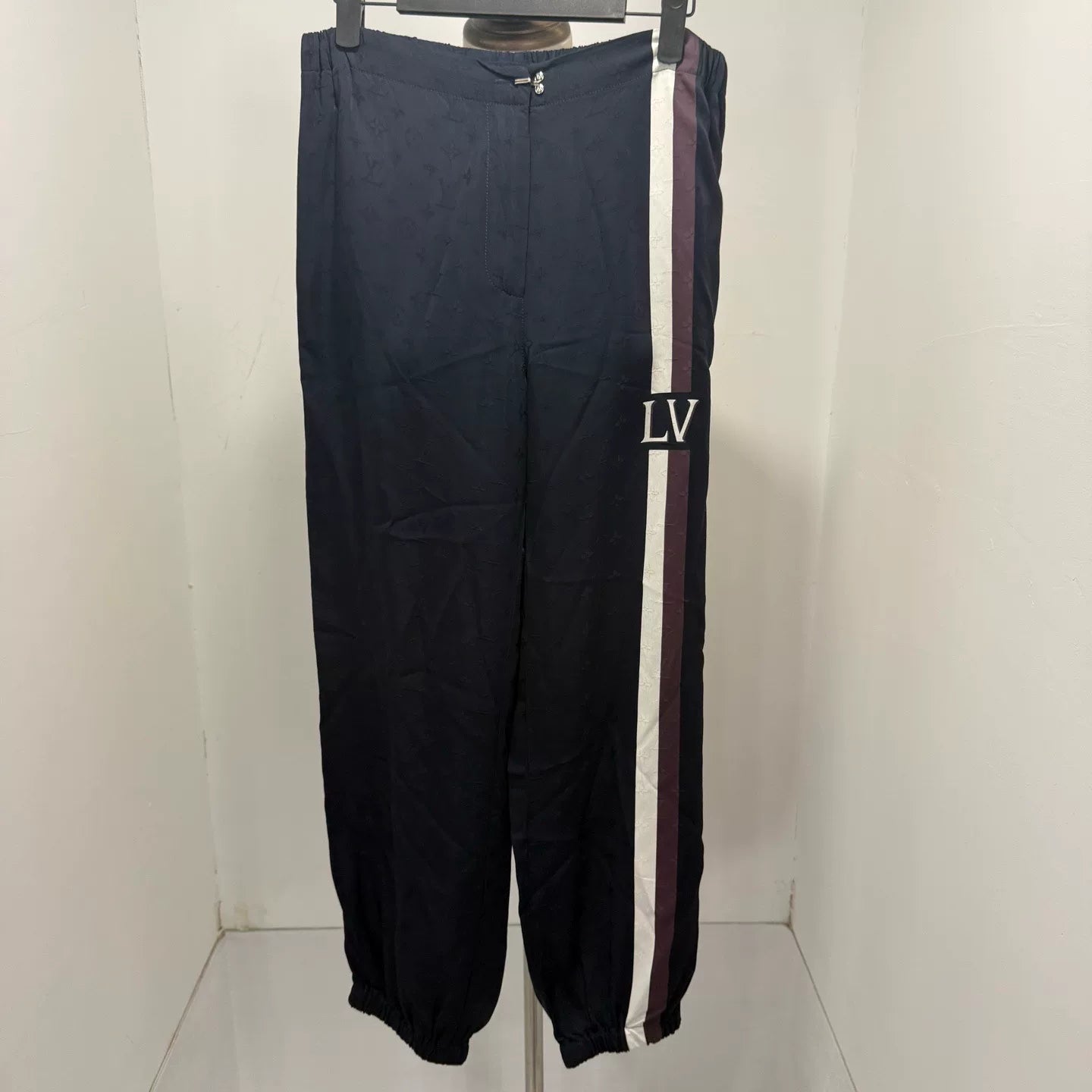 Louis Vuitton Tone-On-Tone All-Over Print Drawstring Track Pants