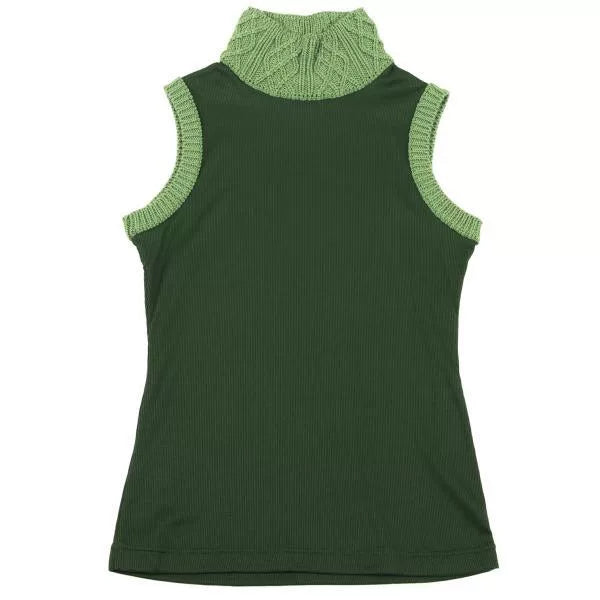 Jean Paul Gaultier Vintage Green Fur-Collar Jacket