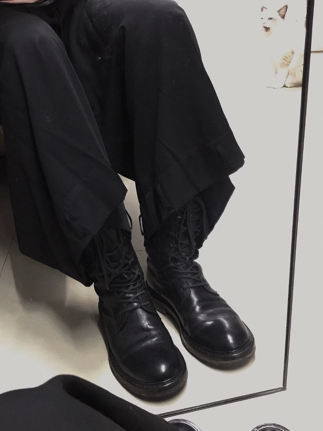 Ann Demeulemeester SS12 Strap Leather Boots