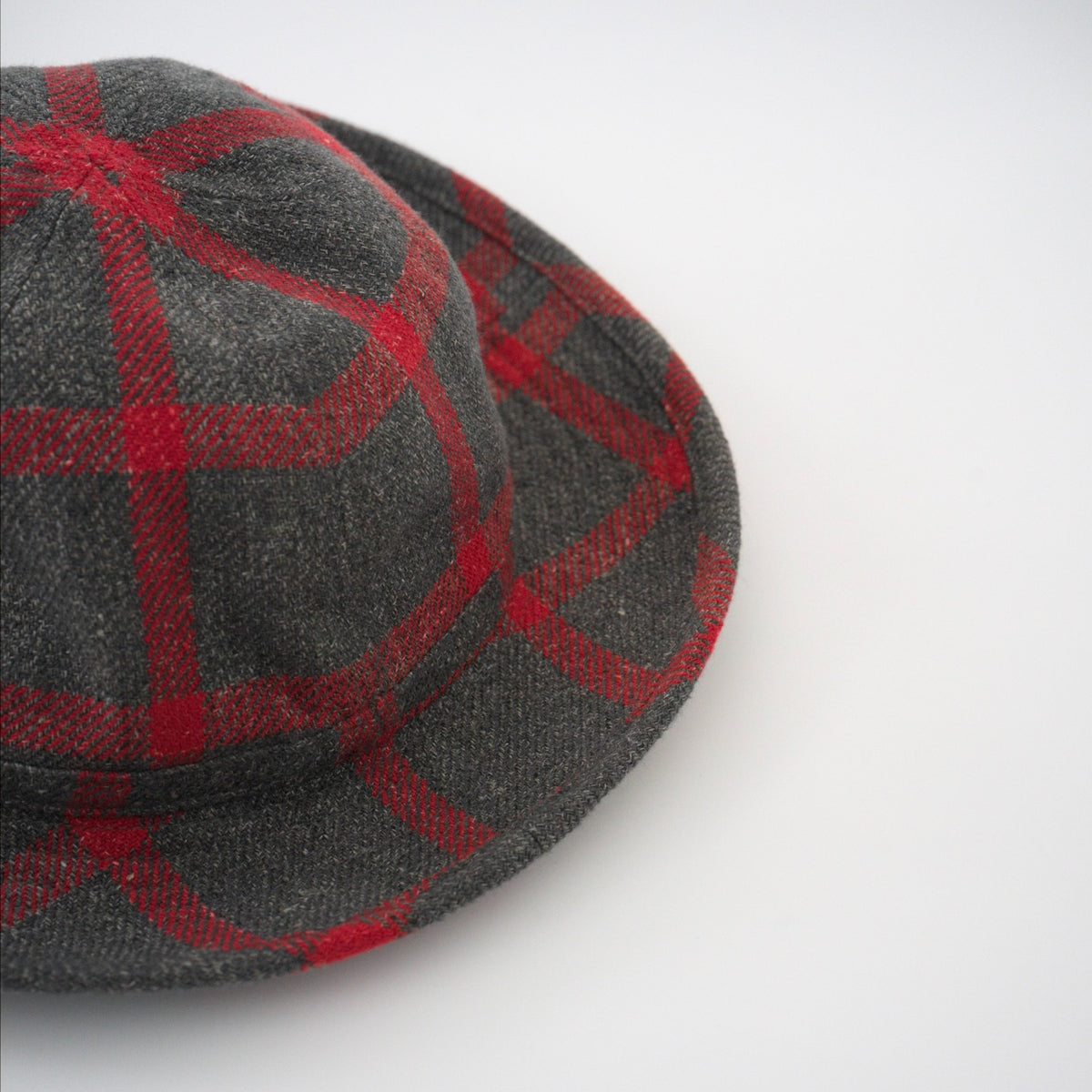 Visvim 23AW Wool Linen Plaid Bucket Cap
