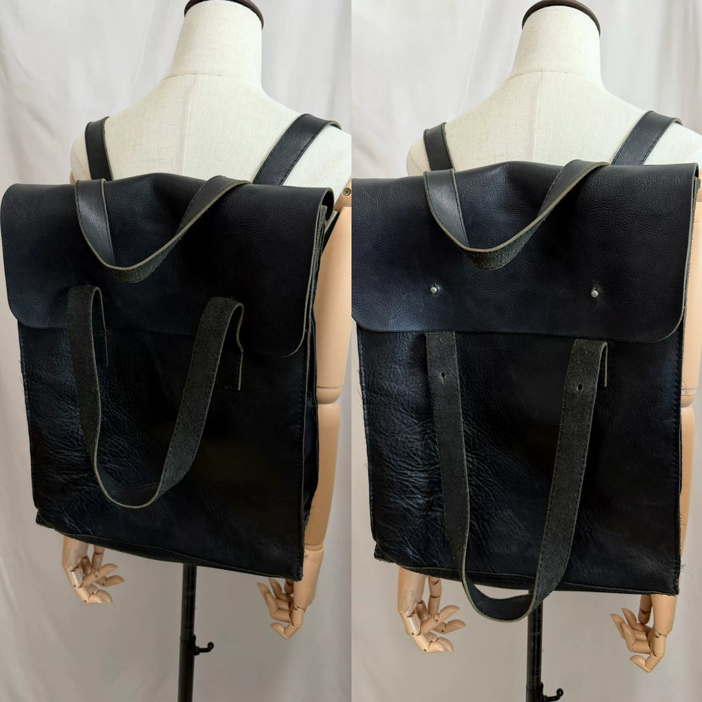 Yohji Yamamoto Backpack Handbag Leather Bag