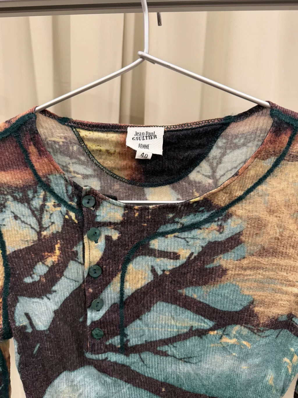 Jean Paul Gaultier oil painting long-sleeve