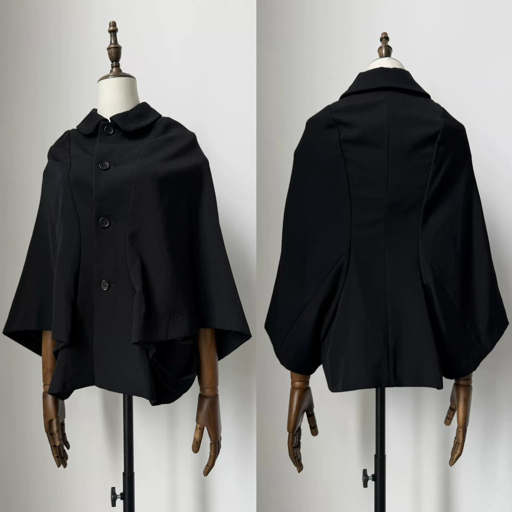 Comme Des Garcons Rei Kawakubo 1995 mainline transformed cape coat